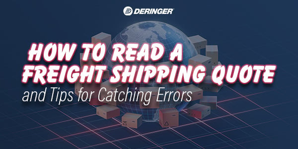 How to Read a Freight Shipping Quote and Tips for Catching Errors